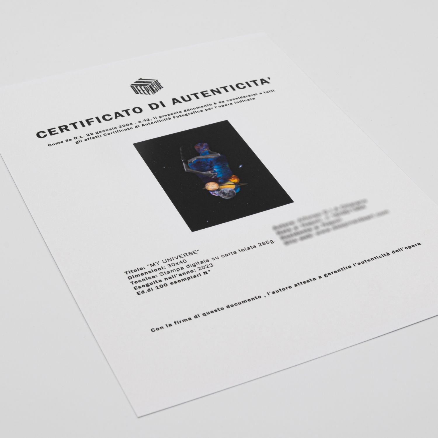 myuniverse_certificato